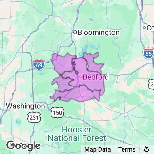 Lawrence County Indiana real estate agent mailing area
