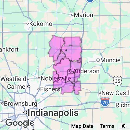 Madison County Indiana real estate agent mailing area