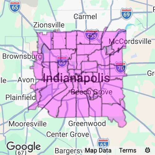 Marion County Indiana real estate agent mailing area