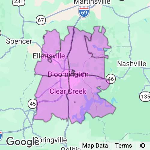 Monroe County Indiana real estate agent mailing area