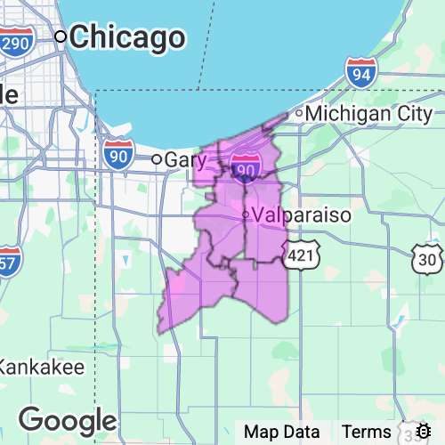 Porter County Indiana real estate agent mailing area