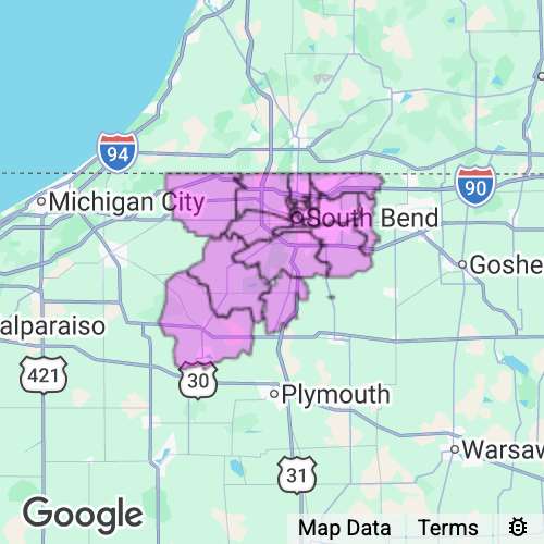 St Joseph County Indiana real estate agent mailing area