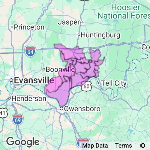 Spencer County Indiana real estate agent mailing area