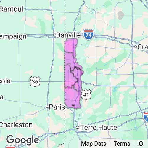 Vermillion County Indiana real estate agent mailing area