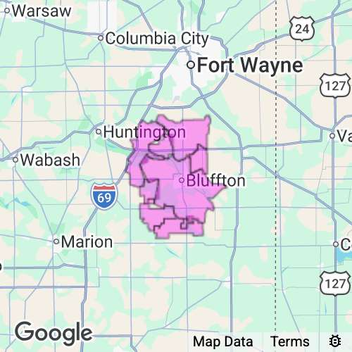 Wells County Indiana real estate agent mailing area