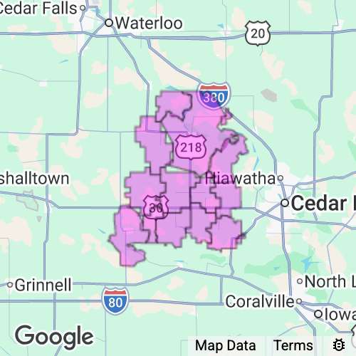 Benton County Iowa real estate agent mailing area