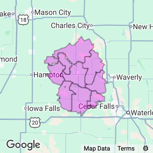 Butler County Iowa real estate agent mailing area