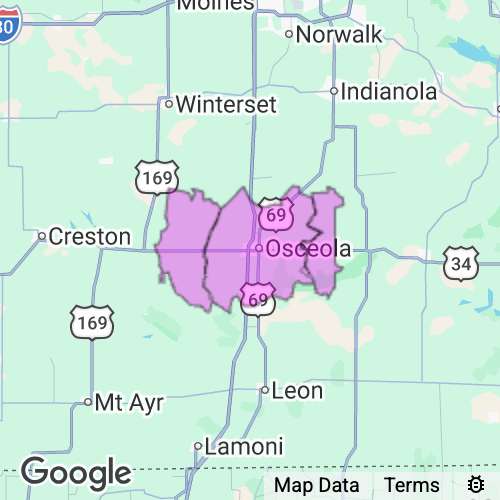 Clarke County Iowa real estate agent mailing area