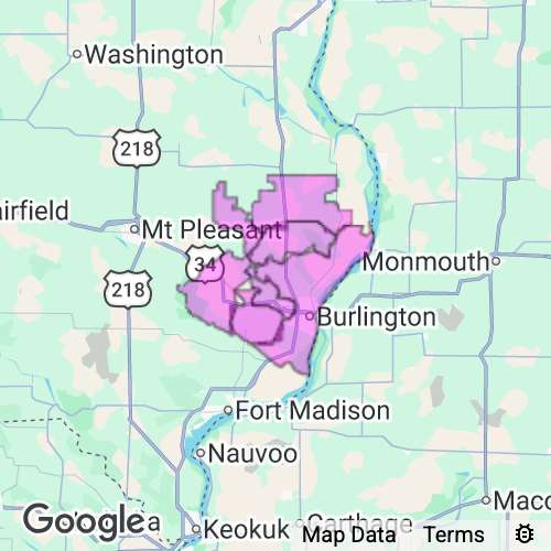 Des Moines County Iowa real estate agent mailing area