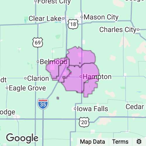 Franklin County Iowa real estate agent mailing area