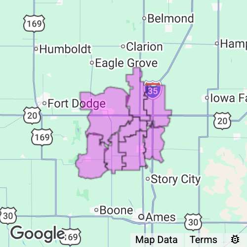 Hamilton County Iowa real estate agent mailing area