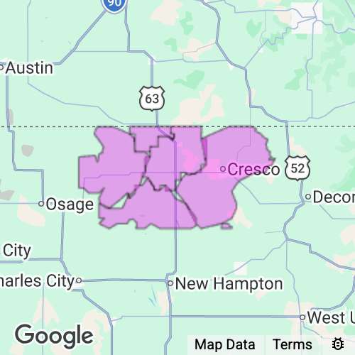 Howard County Iowa real estate agent mailing area