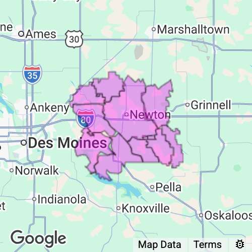 Jasper County Iowa real estate agent mailing area