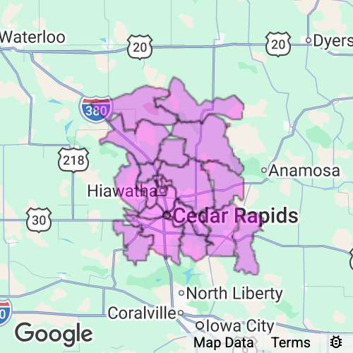 Linn County Iowa real estate agent mailing area