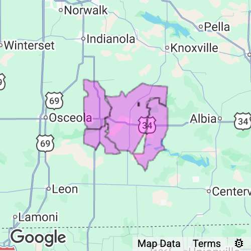 Lucas County Iowa real estate agent mailing area