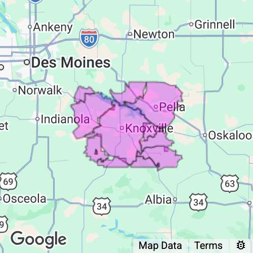 Marion County Iowa real estate agent mailing area