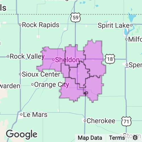 Obrien County Iowa real estate agent mailing area