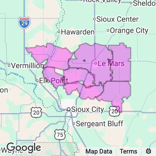 Plymouth County Iowa real estate agent mailing area
