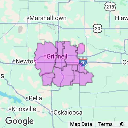 Poweshiek County Iowa real estate agent mailing area