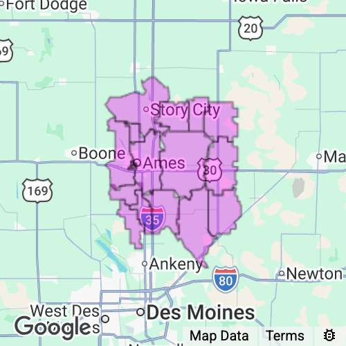 Story County Iowa real estate agent mailing area