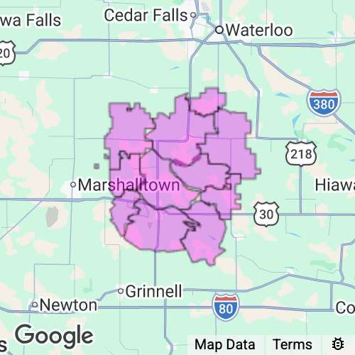 Tama County Iowa real estate agent mailing area