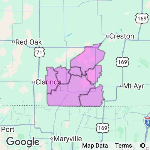 Taylor County Iowa real estate agent mailing area