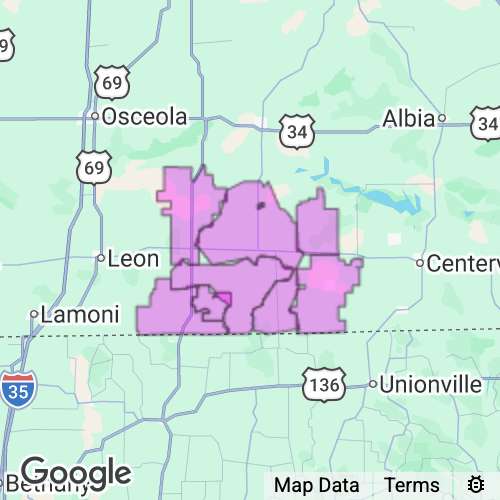 Wayne County Iowa real estate agent mailing area