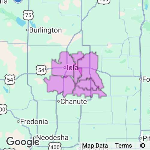Allen County Kansas real estate agent mailing area