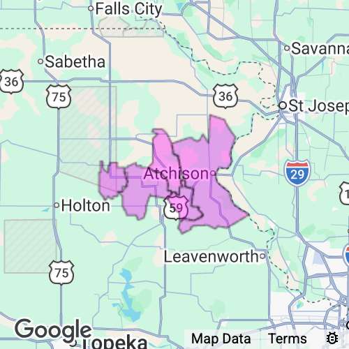 Atchison County Kansas real estate agent mailing area