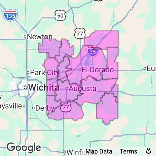 Butler County Kansas real estate agent mailing area