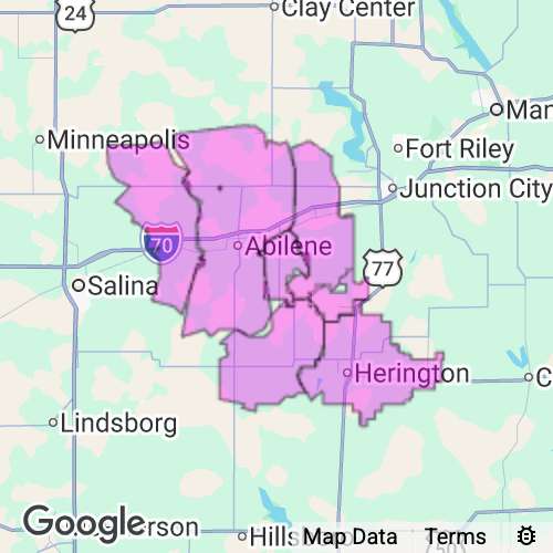 Dickinson County Kansas real estate agent mailing area