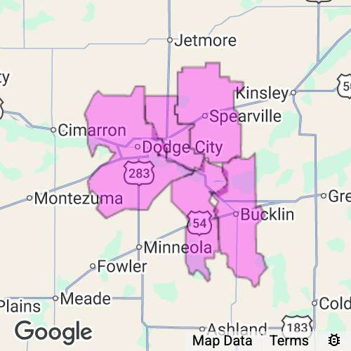 Ford County Kansas real estate agent mailing area
