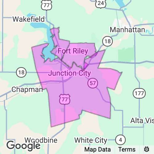 Geary County Kansas real estate agent mailing area
