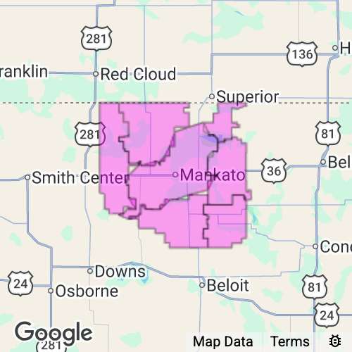 Jewell County Kansas real estate agent mailing area