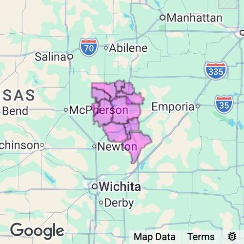 Marion County Kansas real estate agent mailing area