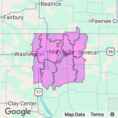 Marshall County Kansas real estate agent mailing area