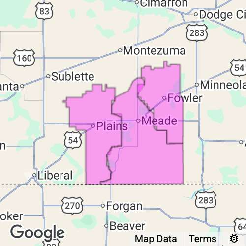 Meade County Kansas real estate agent mailing area