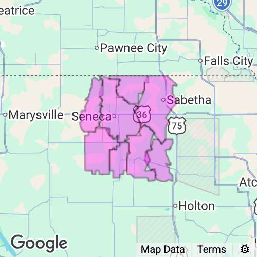 Nemaha County Kansas real estate agent mailing area
