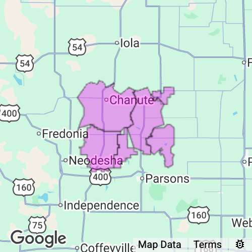 Neosho County Kansas real estate agent mailing area