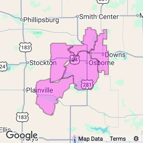 Osborne County Kansas real estate agent mailing area