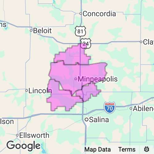 Ottawa County Kansas real estate agent mailing area