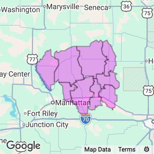 Pottawatomie County Kansas real estate agent mailing area