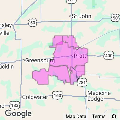 Pratt County Kansas real estate agent mailing area