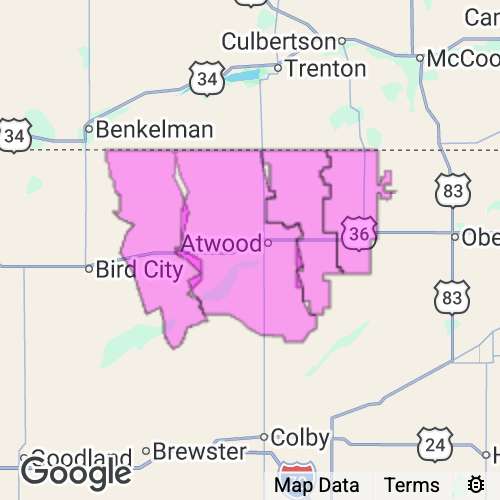 Rawlins County Kansas real estate agent mailing area