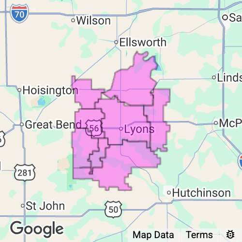 Rice County Kansas real estate agent mailing area