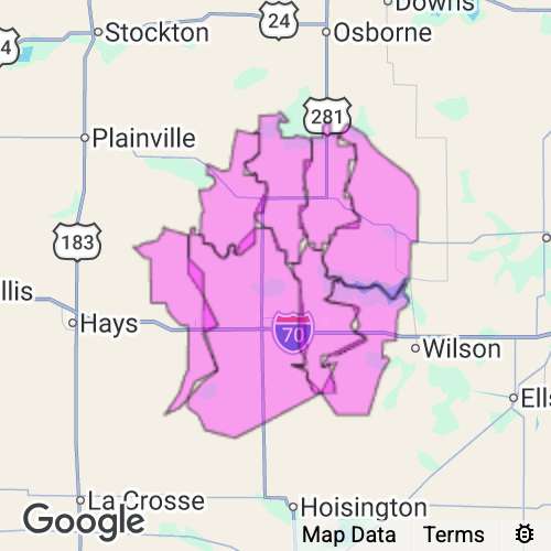 Russell County Kansas real estate agent mailing area