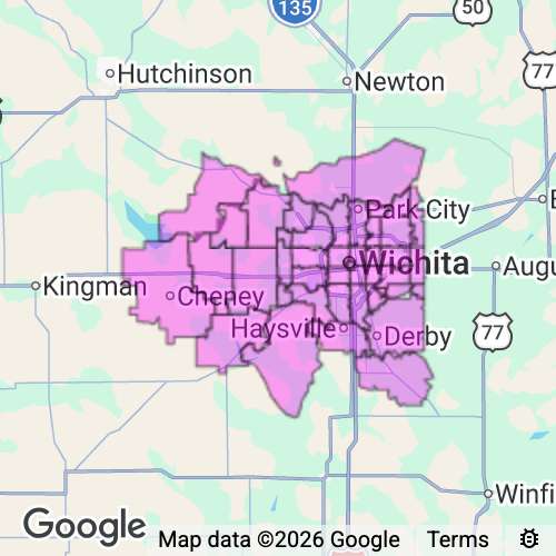 Sedgwick County Kansas real estate agent mailing area
