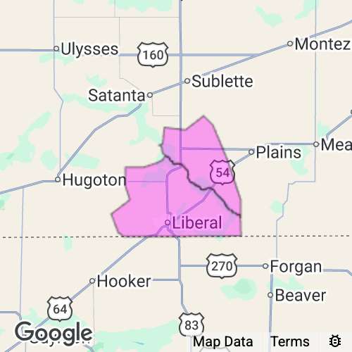 Seward County Kansas real estate agent mailing area