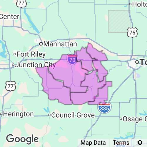 Wabaunsee County Kansas real estate agent mailing area