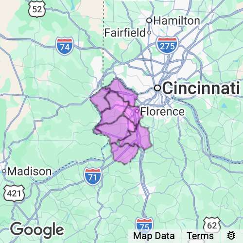 Boone County Kentucky real estate agent mailing area